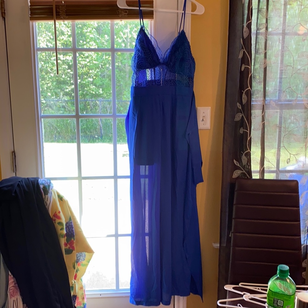 Dark blue jumpsuit